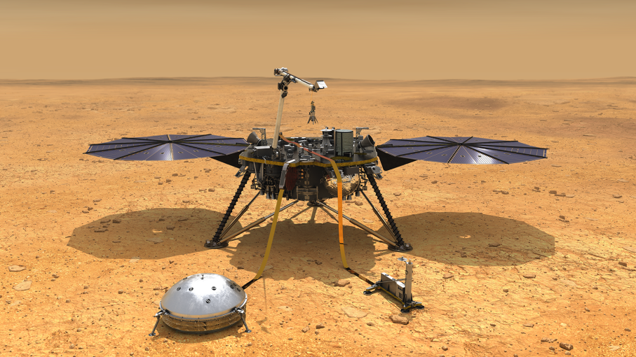 NASA Insight lander placed a Temperature on Mars