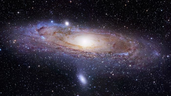 The future 4.5 billion years of the Milky Way will collide with the Andromeda Galaxy