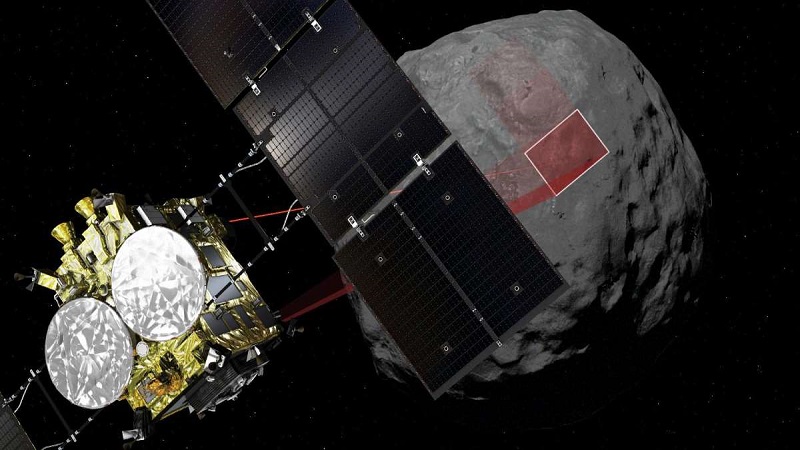 Japanese spacecraft fires explosive devices at asteroids