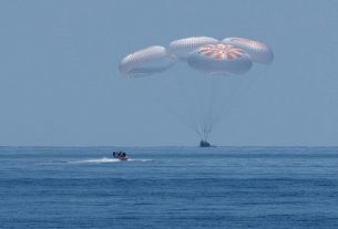 SpaceX Crew Dragon successfully lands in the Gulf of Mexico